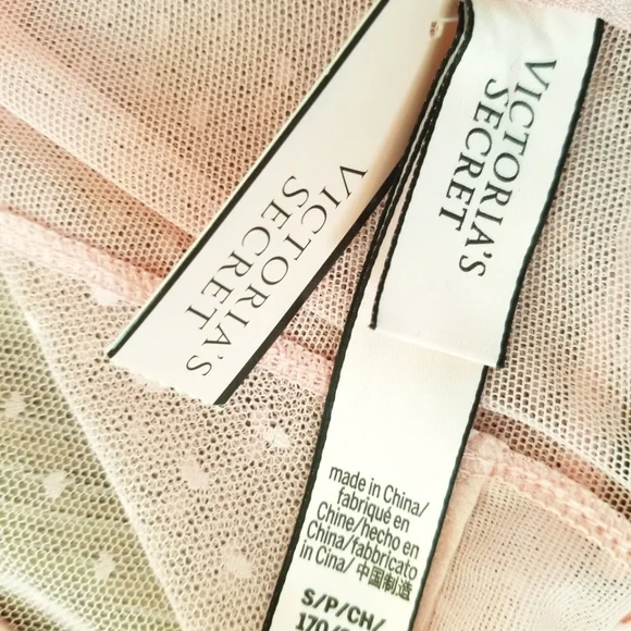 Victoria's Secret Very Sexy Pink Sheer Mesh Lace Garter Lingerie Dress NWT - Picture 7 of 12